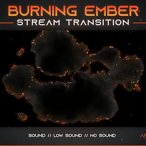 Fire Stream Transition - Burning - Fire Twitch Overlay, Cool Animation