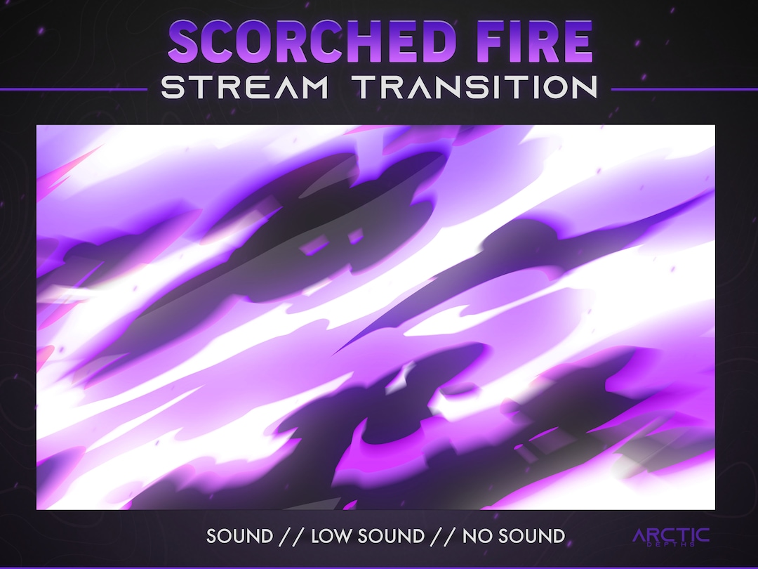 Fire Flame Stream Transition - Scorched - Fire Twitch Overlay, Cool ...