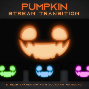Fall Stream Transition - Pumpkin - Autumn twitch alert, Pumpkin Decoration, Thanksgiving Theme