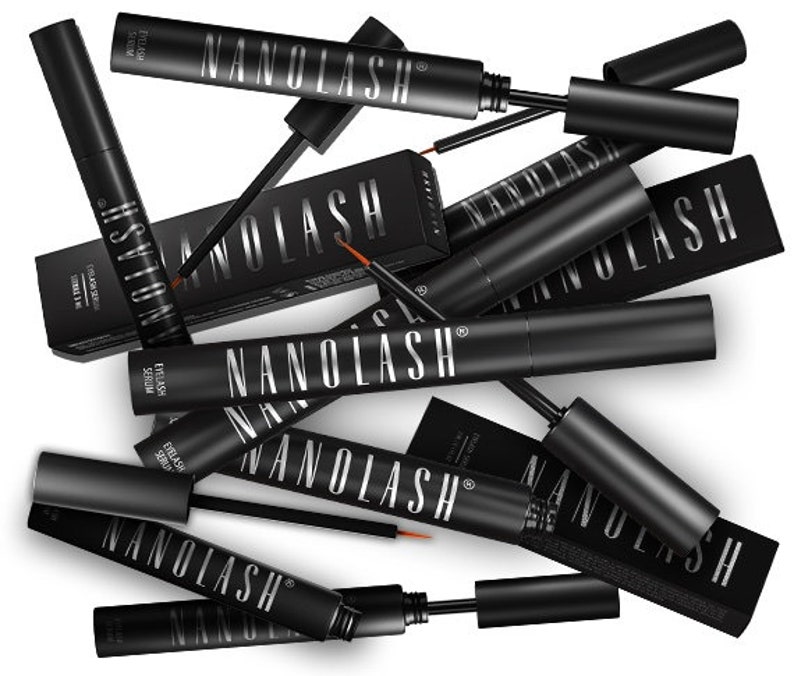 Nanolash eyelash serum and eyebrow serum. Eyelash booster for long, thick and beautiful lashes in 30 days. image 4