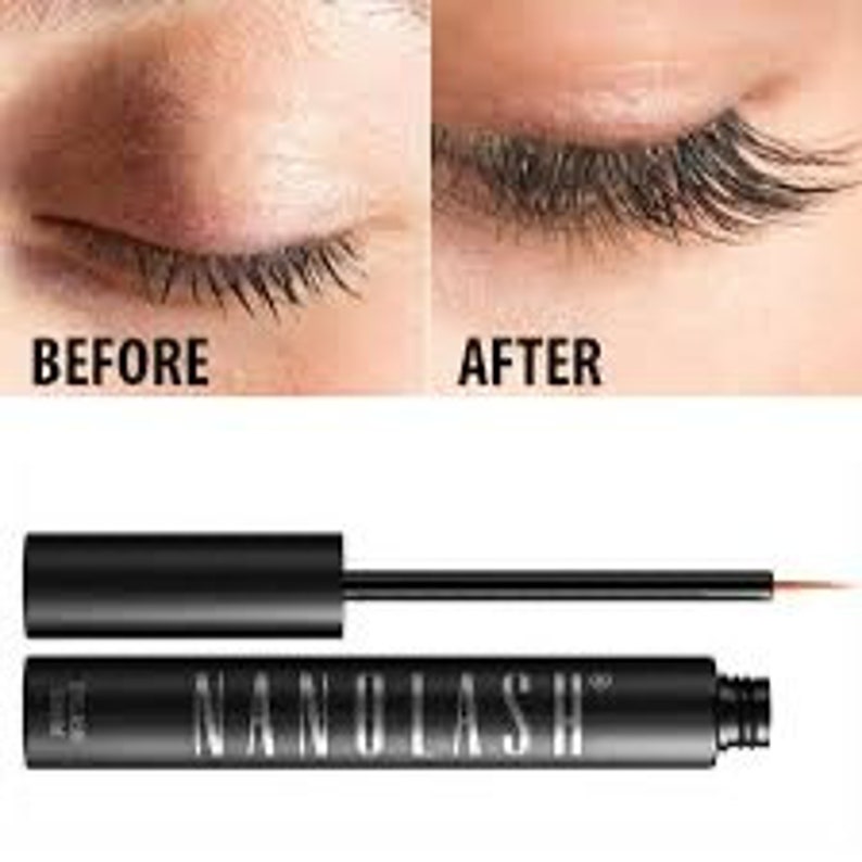 Nanolash eyelash serum and eyebrow serum. Eyelash booster for long, thick and beautiful lashes in 30 days. image 2
