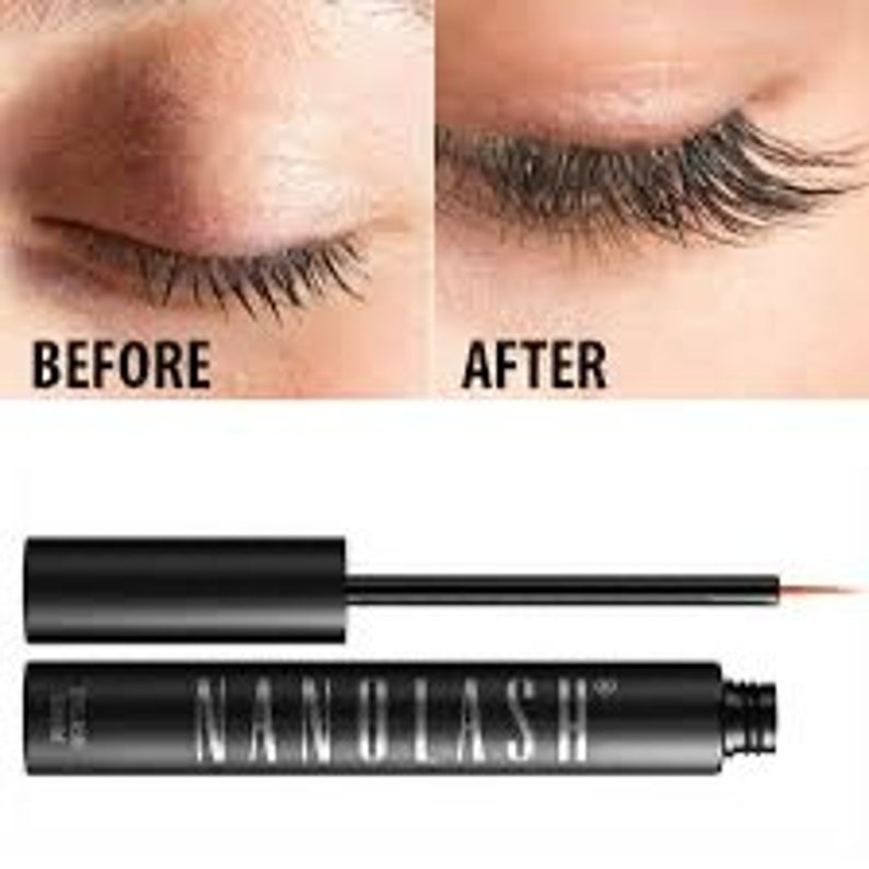 Sérum pour cils et sourcils Nanolash. Rehausseur de cils pour des cils longs, épais et beaux en 30 jours. image 2