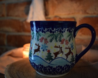 TASSE DE NOËL EN CÉRAMIQUE 350ML