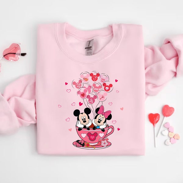 Mickey and Minnie Valentine Shirt, Disney Valentine's Day Shirt, Mickey Minnie Valentine Shirt, Disney Couple shirt, Disneyland Family Trip