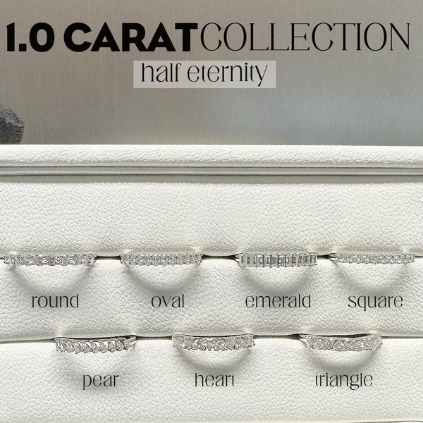 Eternity Ring MOISSANITE Ring Wedding Band Women Diamond Stackable Ring Anniversary Engagement 18K Plated Silver Ring Pass Diamond Tester