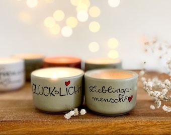 Favorite person, gift for mom, candle holder gift, tealight lucky light, candlelight, candles, Christmas candle, THANK YOU, candle holder