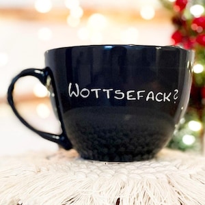 Wottsefack, Spruchtasse, what the fuck, Tasse, lustiger Spruch, witziger Spruch, WTF Tasse, Tasse von Tassentango