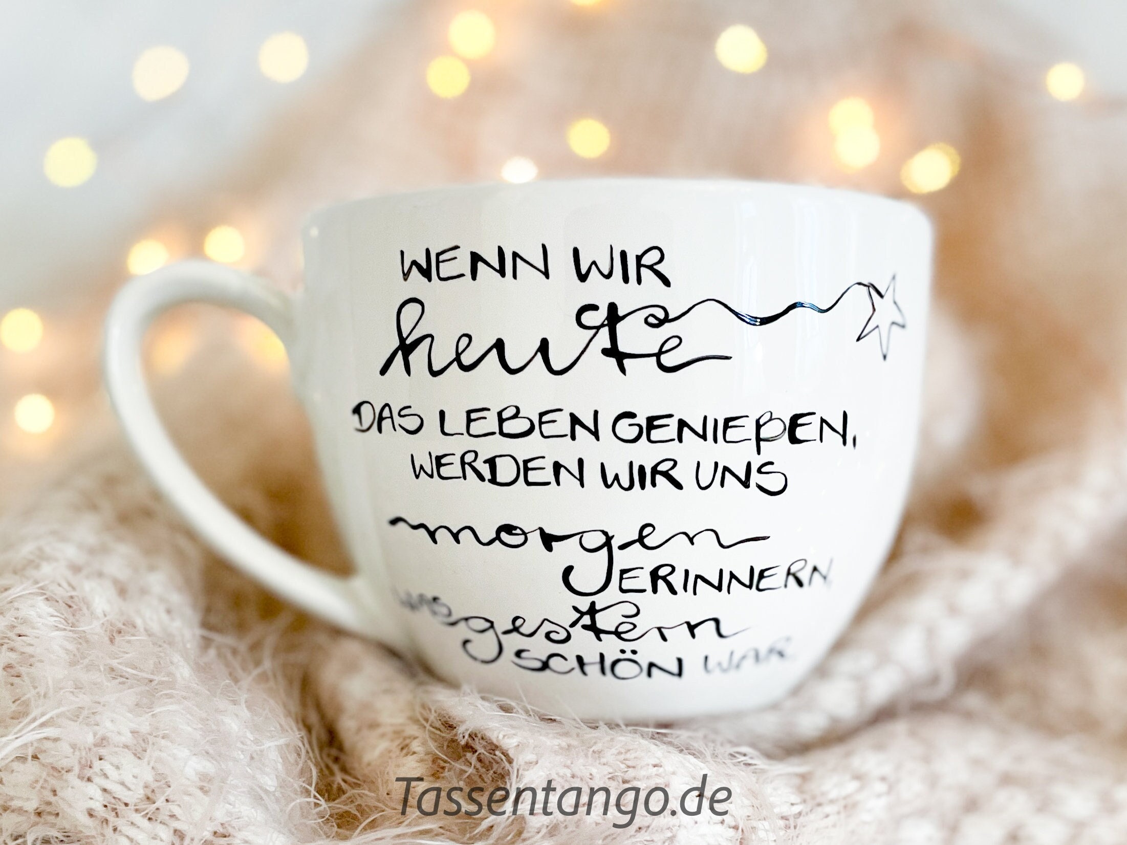Jumbotasse, Spruchtasse, Tasse mit Spruch Geschenk, 500ml, Geschenk Tasse, Erinnerung, Spruch Tasse, schöne Sprüche, XXL Tasse