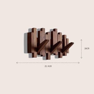Solid Entryway Hanger, Mounted Piano Coat Rack,Unique Doorway Piano Key Wall Coat Rack, Home Decor Gift, Walnut Rack For Hats Towels Bags