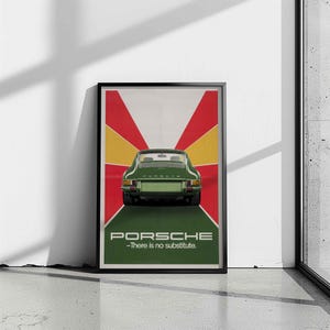 Porsche save the whales poster hot sale