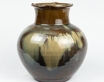 コザ焼 沖縄やちむん 赤花文茶葉壺 胡差焼赤絵花文茶壺 - Etsy 日本