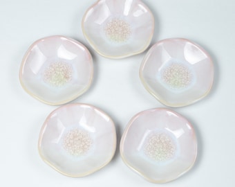 Hagi Sakura Mamezara Set  萩桜豆皿セット　