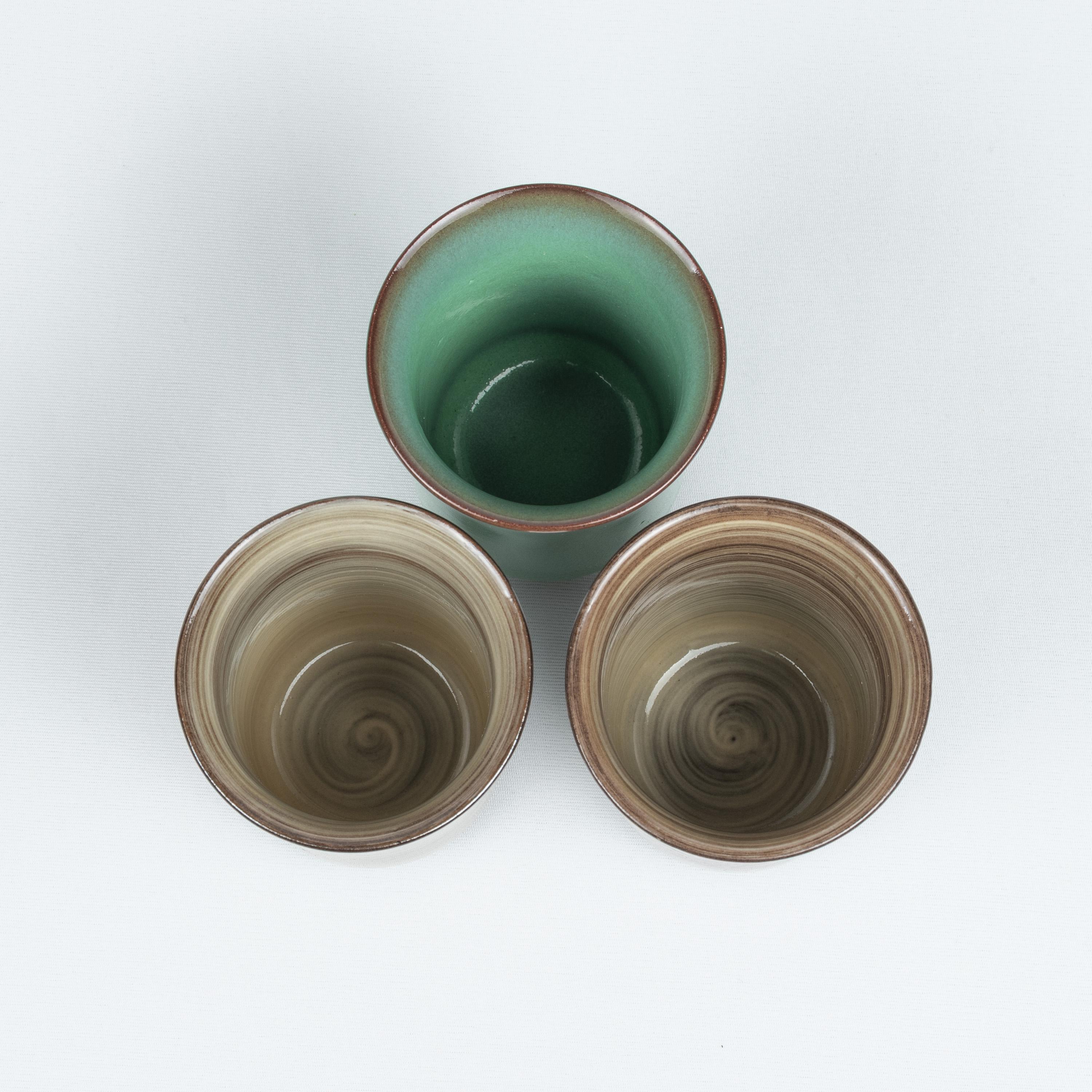 Utsutsugawa Three Piece Guinomi Set 現川焼三色ぐい呑 - Etsy Canada