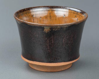 中国製 硝子 金彩 花柄 鉢 φ180mm 置物 飾り 骨董 古玩 ♥中国製 硝子