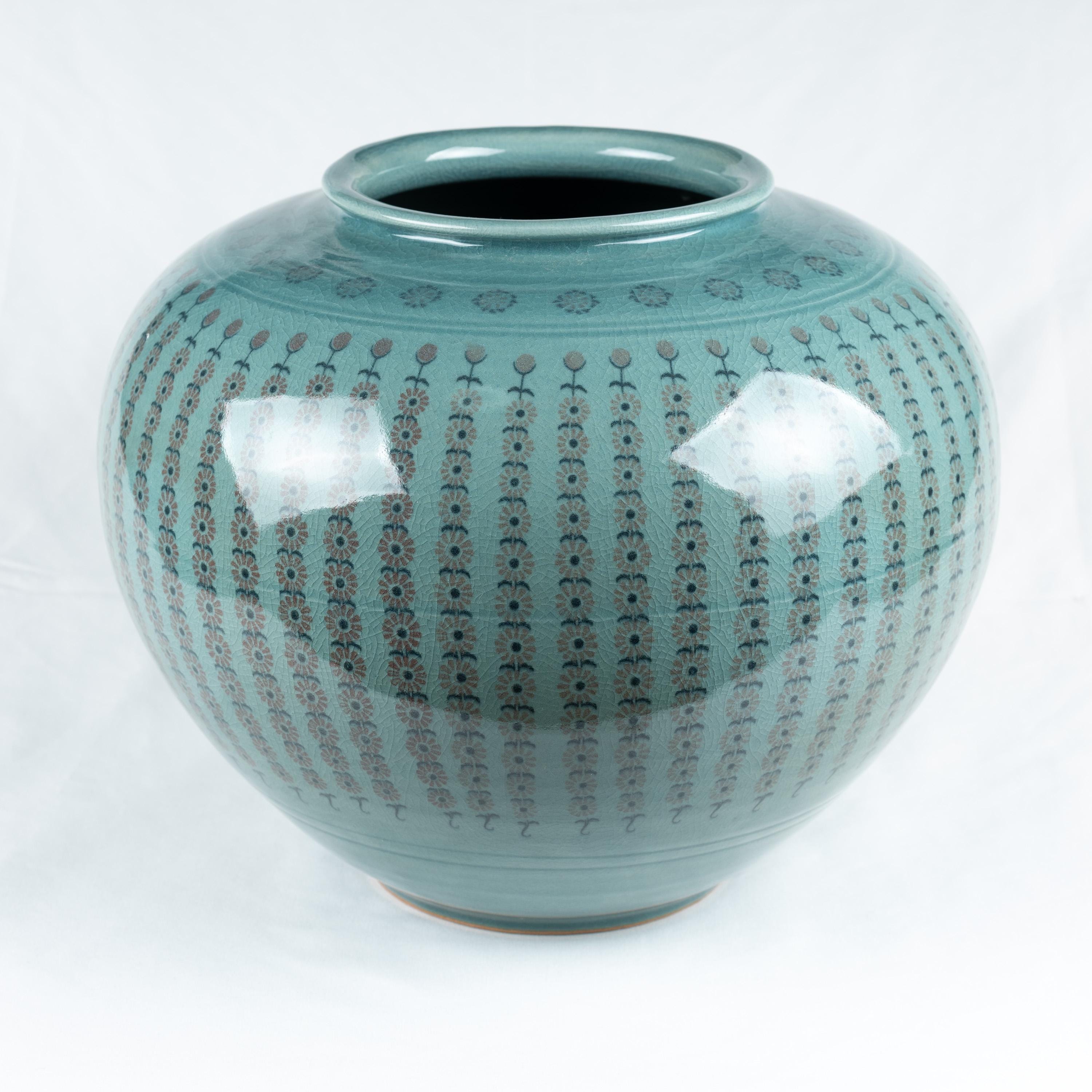 高麗青磁 月城窯（象軒陶芸）Celadon porcelain Kokuryo 工芸品