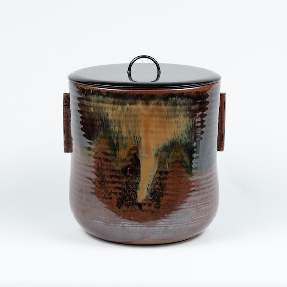 高取　菱形　耳付　水指　高15cm位 幅耳から耳20cm位 高取 菱形 耳付 水指 高15cm位 幅耳から耳20cm位 - メルカリ