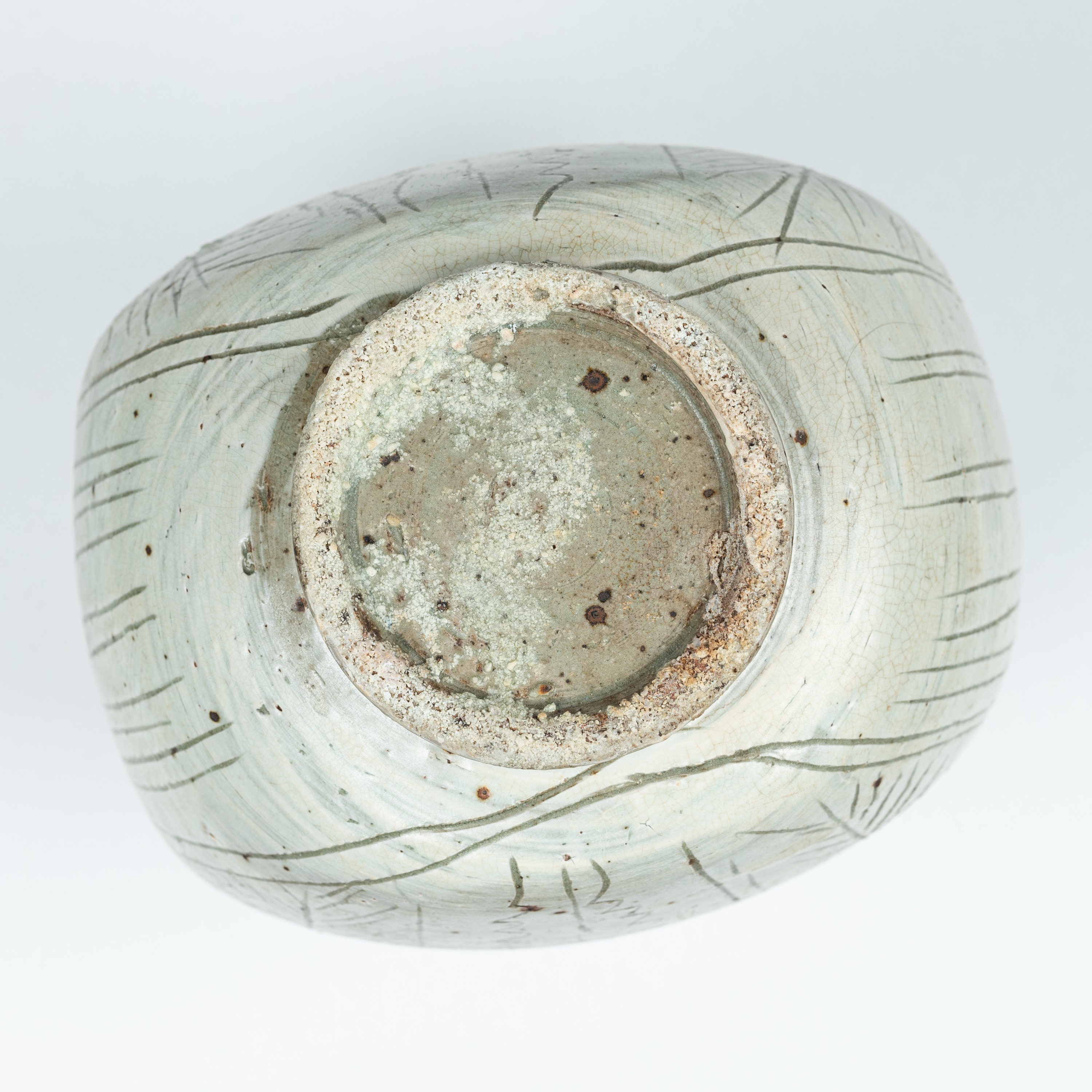 【大注目】 Early Joseon Buncheong Antique Flask-shaped Bottle With 工芸品
