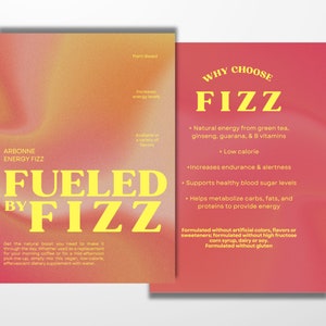 Arbonne | Gevoed door Fizz | Energie Fizz Voorbeeldkaart | Fizz Stick-monster