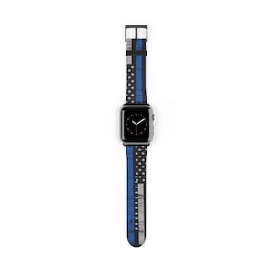 Thin Blue Line Apple watch band