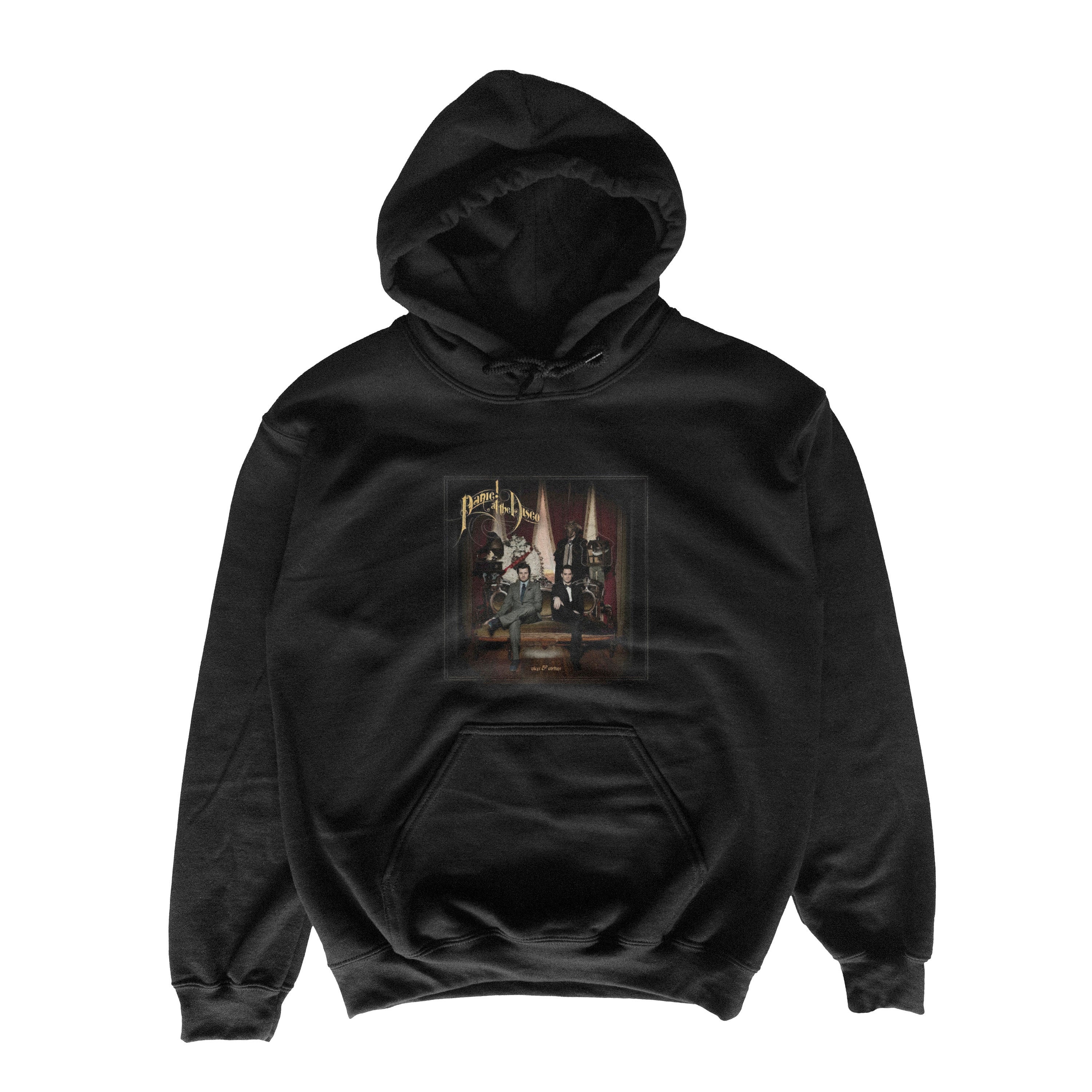 Panic at the shop disco logo hoodie