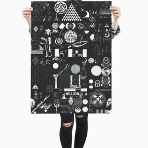 Bon Iver - 22, A Million Deluxe Matte vertical poster
