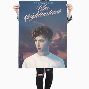 Troye Sivan - Blue Neighborhood Deluxe Matte vertical poster