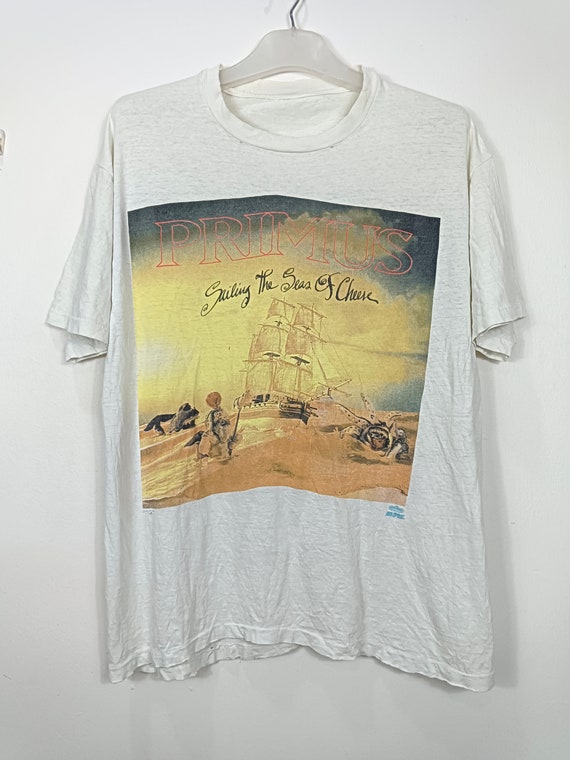 Vintage 1991 PRIMUS T-Shirt Sailing The Sea Of Ch… - image 1