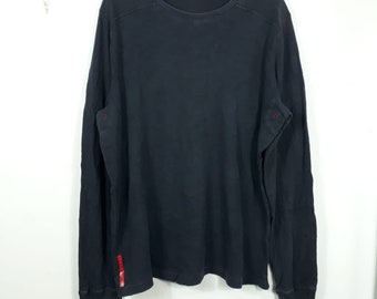PRADA Long Sleeve T-Shirt Made in Italy Tops Fashion Brands Designer Tee Authentic High End