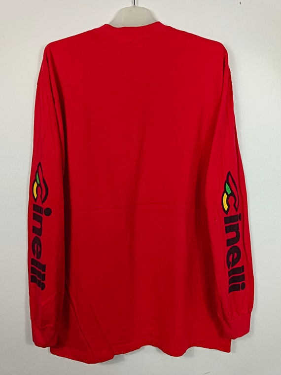 Vintage 80s CINELLI Long Sleeve T-Shirt Cino Cine… - image 4