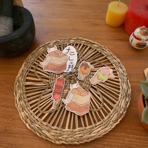 Asian stickers food