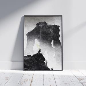 Shadow of the Colossus Art Poster - Gaming Wall Print