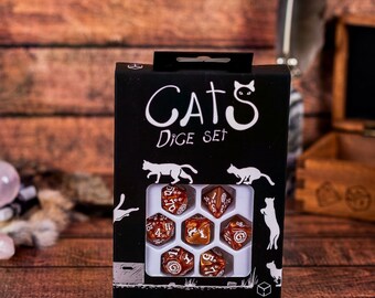 CATS Dice Set: Muffin For Dungeons And Dragons And Other TTRPG's