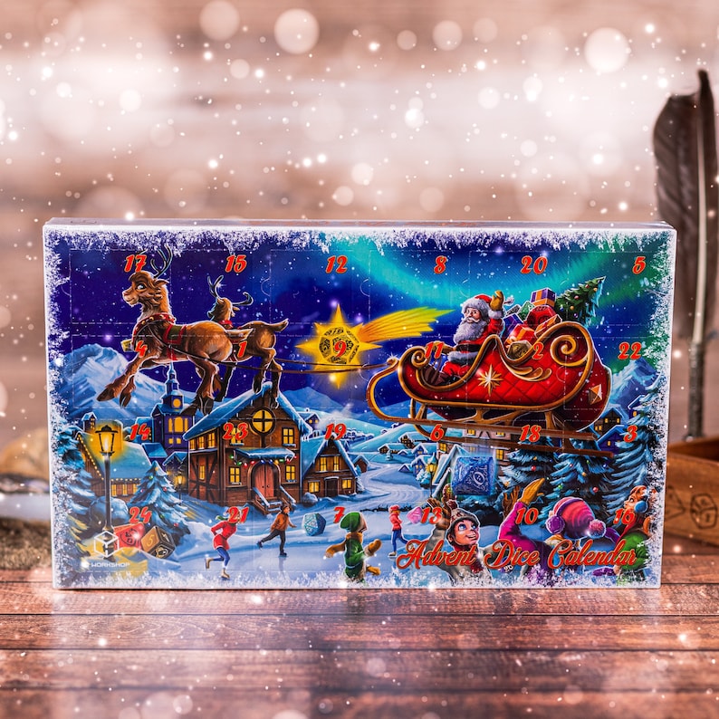 Dice Advent Calendar for Dungeons and Dragons and Other TTRPG Etsy