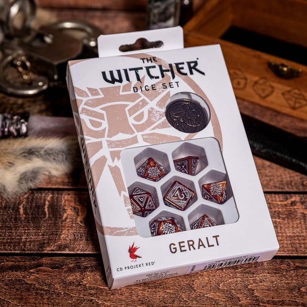 The Witcher - Monster Slayer dice set for Dungeons and Dragons and other TTRPG