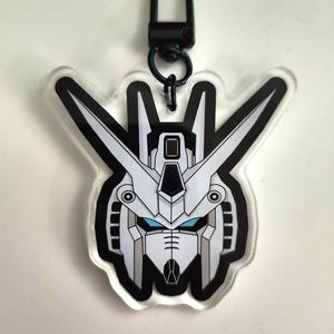 Portachiavi MECHA – Accessorio Mech Gunpla ispirato a Cyberpunk Techwear Darkwear / Gundam