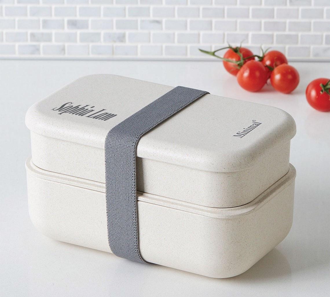 Personalized Bento Box: Eco-Friendly Rice Husk Lunchbox