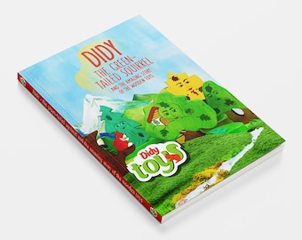 DIDY - L'écureuil à queue verte et l'incroyable histoire des jouets en bois | Animaux de la forêt | Livre pour tout-petits jouets en bois | Apprentissage Montessori