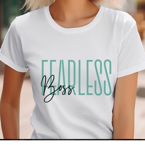 Fearless Boss great Funny Boss Shirt Boss Day Shirt Boss Lady Shirt Entrepreneur Shirt Boss Best Boss Love My Boss Boss Shirt Gift For Boss