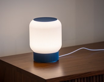 Modern Table Lamp - 3D Printed Eco Lamp - Minimalist Everglow Lamp
