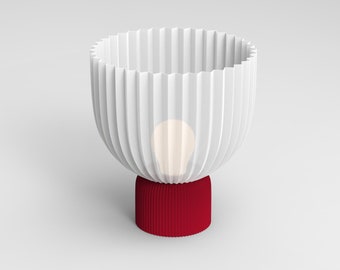 Minimalist table lamp - 3D Printed Eco Lamp - Modern AURA Lamp