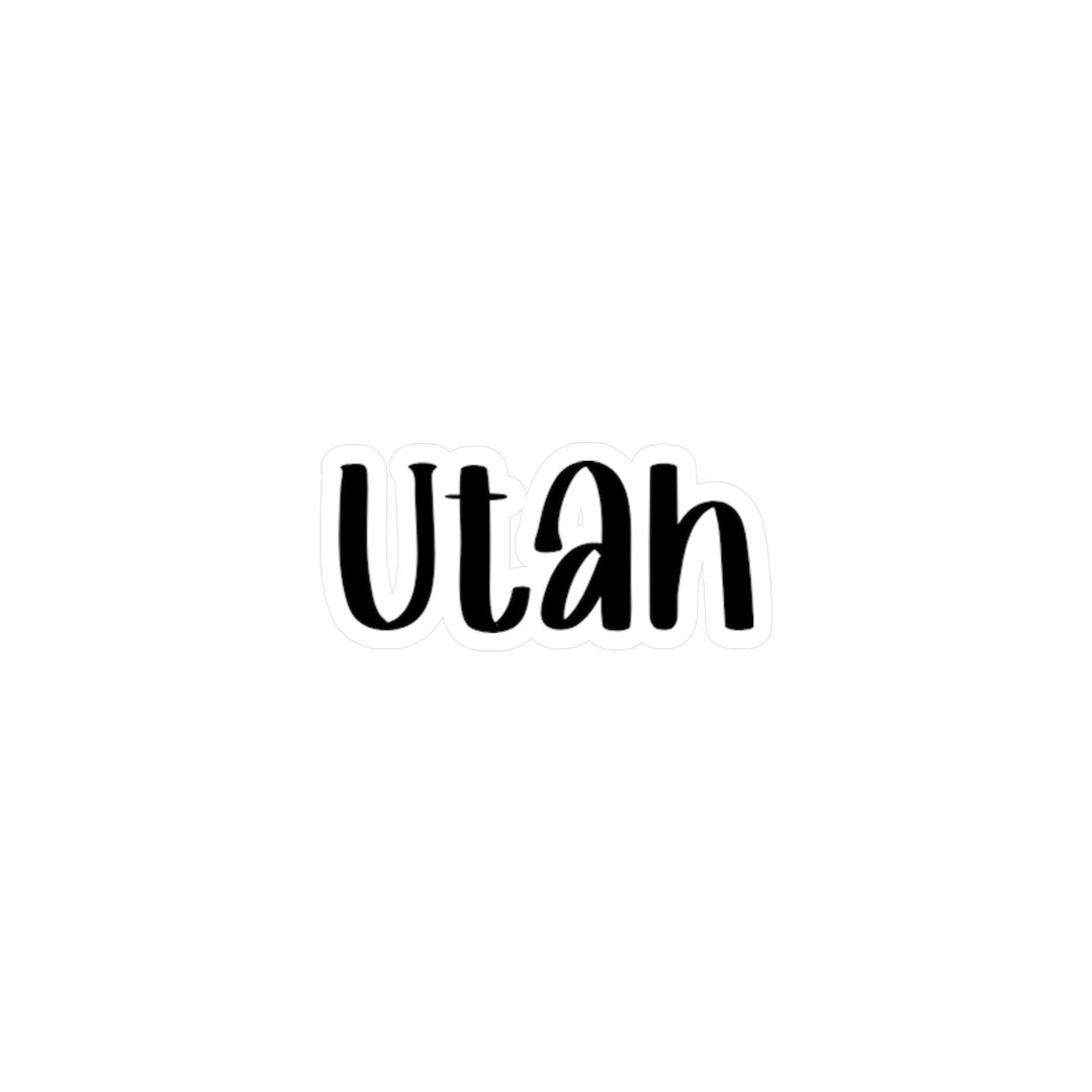 Utah State Vinyl Decals - Etsy