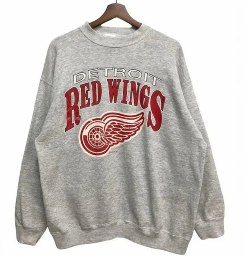 Detroit Red Wings OCTOPUS Vintage NHL Crewneck Sweatshirt –  SocialCreatures LTD