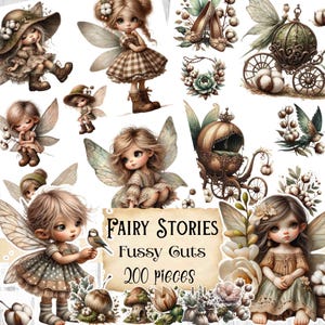 Fournitures de journal féerique de printemps, album de fées fantastiques, imprimable forêt, coupes difficiles, Saint-Valentin shabby chic, fée des forêts éphémères