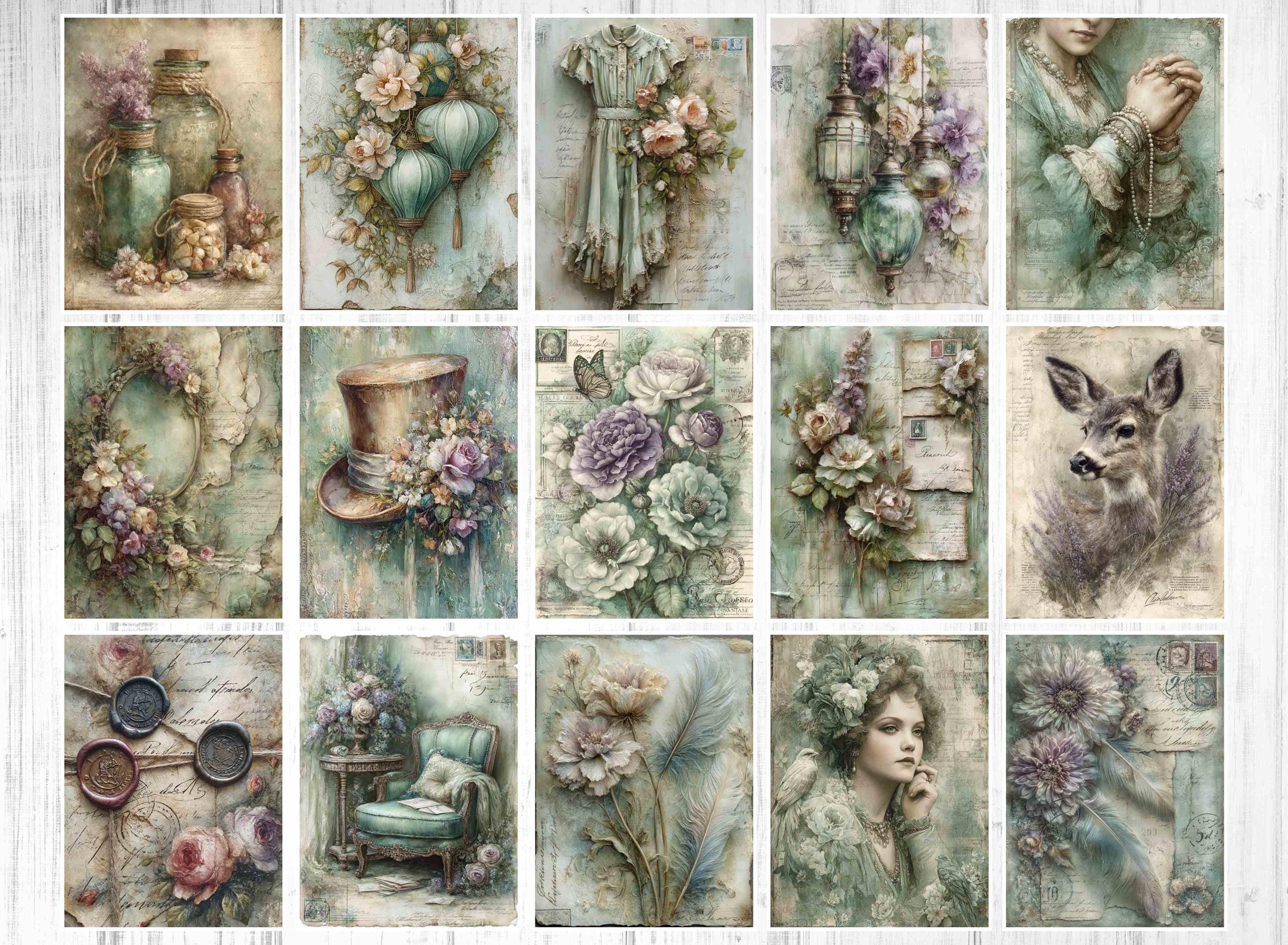 Stamperia Victorian Junk Journal Kit: Shabby Chic Printable (digital ...