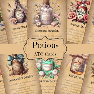 Fournitures de journal indésirable pour potions