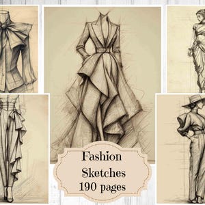 Mode rommeljournaal benodigdheden vintage plakboek bedrukbare pagina's rommeljournaal modeshow mode shabby chic mode schetsen achtergrond