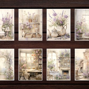 Time-Traveled Treasures: Craft a journal that feels like a journey through time with this vintage-inspired purple flower kit.