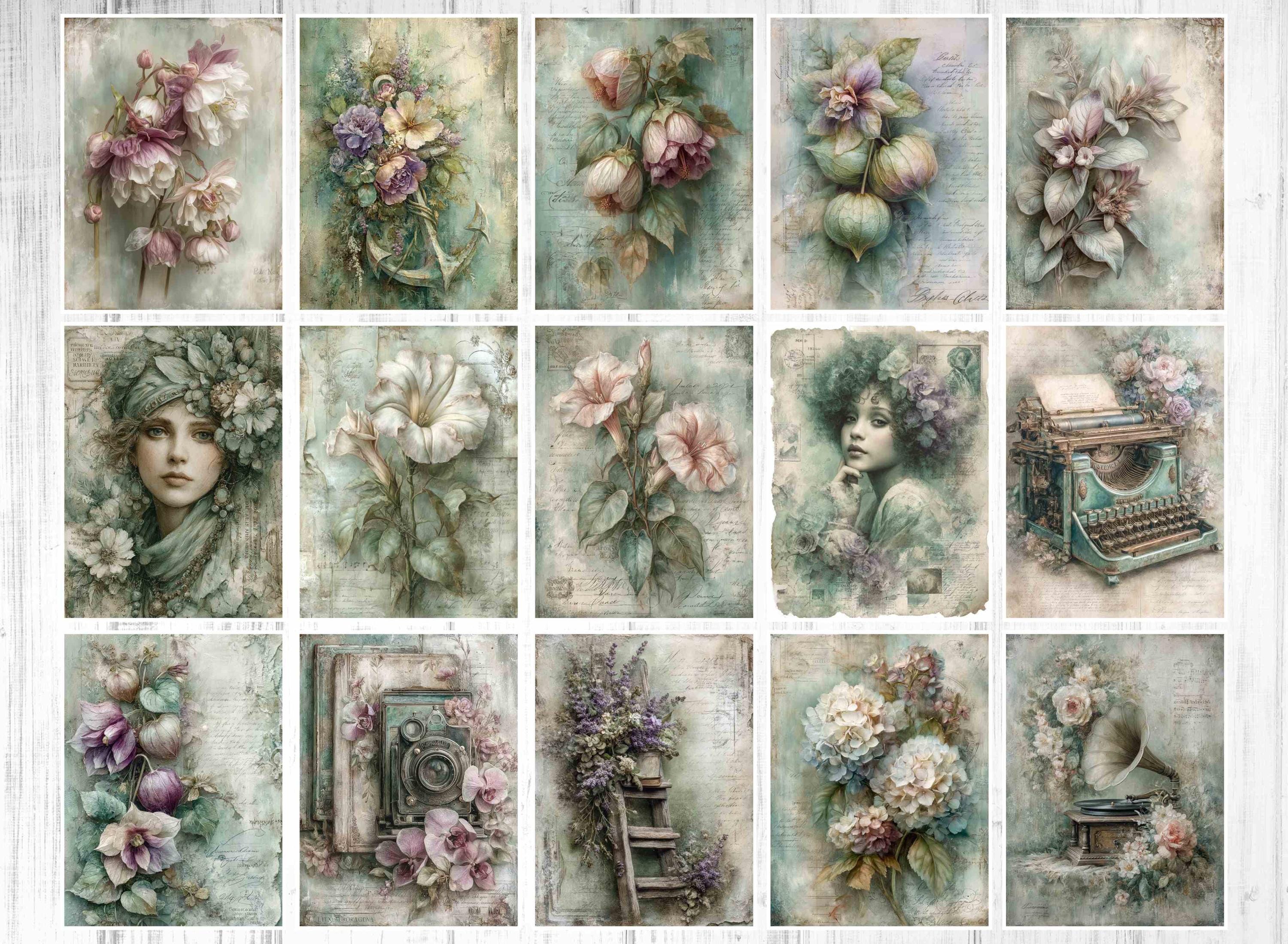 Stamperia Victorian Junk Journal Kit: Shabby Chic Printable (digital ...