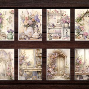 Printable Panache: Elevate your creativity with this printable paper set, carefully curated for a touch of vintage sophistication.