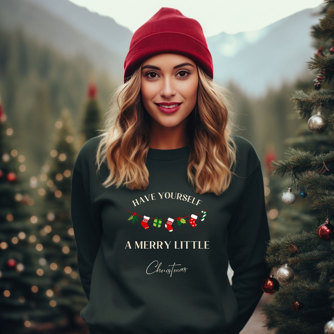 Christmas Sweater Women Cutecute Christmas Sweatertrendy - Etsy